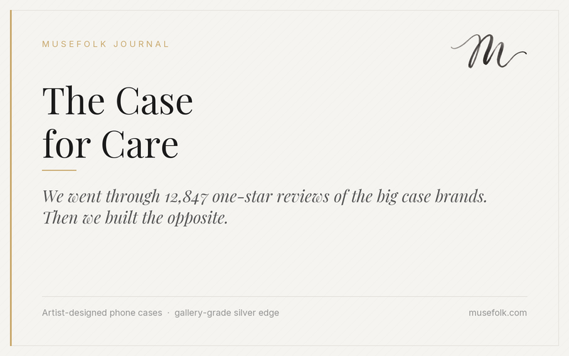 MUSEFOLK Journal — The Case for Care